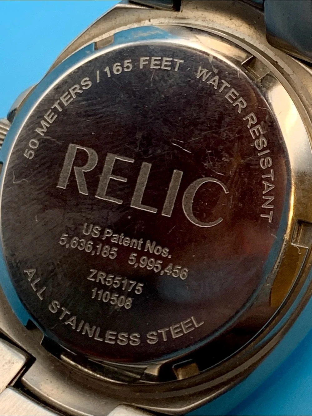 RELIC By FOSSIL ZR55175 Men’s Watch Year Of The Dragon Flames Works New Battery